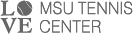 MSU tennis center logo