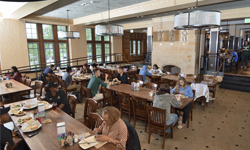 Diners at Heritage Commons