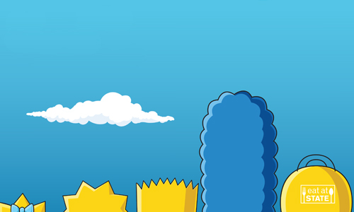 Simpsons family graphic