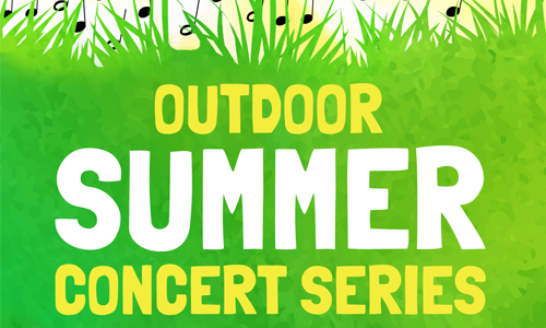 Outdoor Summer Concert Series Graphic