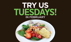 Try Us Tuesdays in February