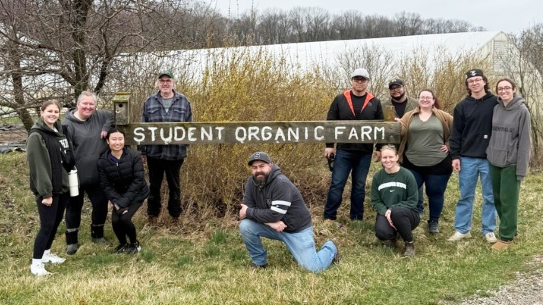 Photo of the members of the Spartan Student Food Council