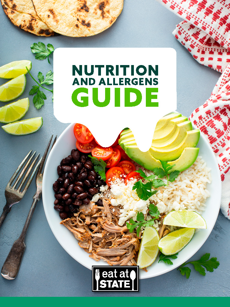 Nutrition and Allergens Guide Cover