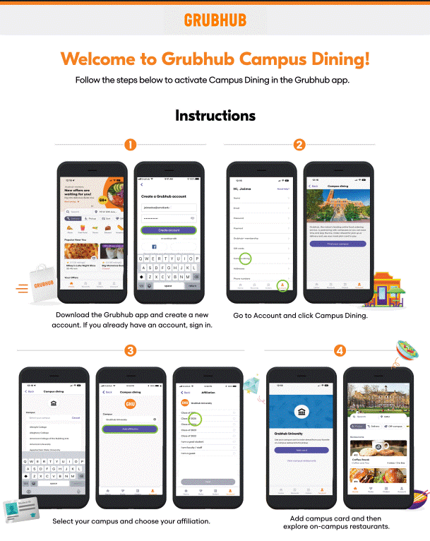 Adding Campus Locations Grubhub App Image