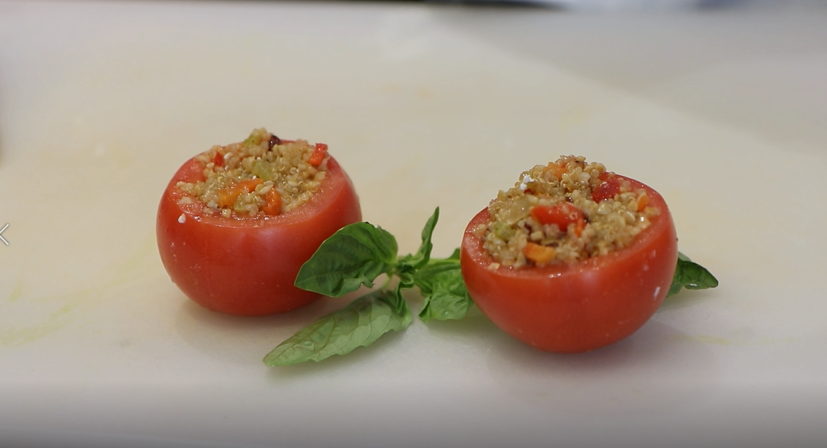 Quinoa stuffed tomatoes