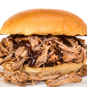 Pulled pork sandwich