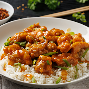 Orange Chicken Plate Image