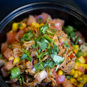 Latin-style beef bowl