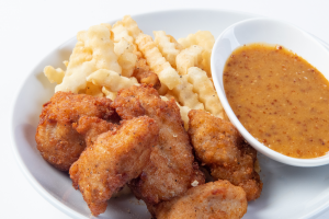 Chicken tenders with fries